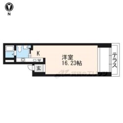 レジデンシャル四条蟷螂山の物件間取画像